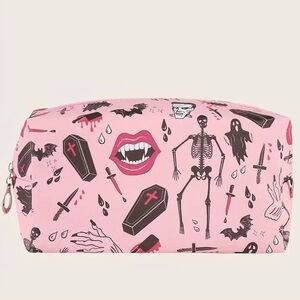 🆕 Horror Themed Cosmetic Bag, Brand New